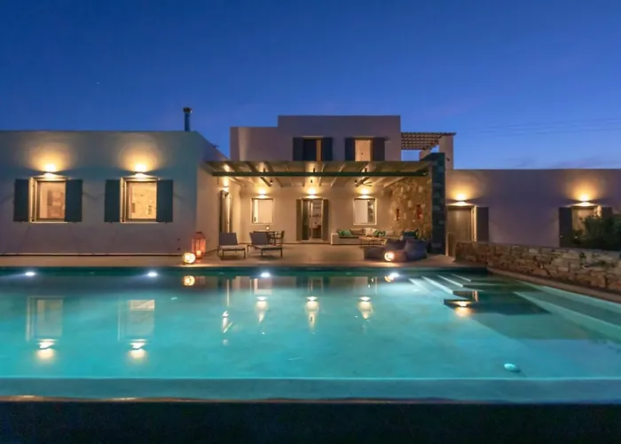 Cactilia In Punda Paros For 8 With Private Pool *